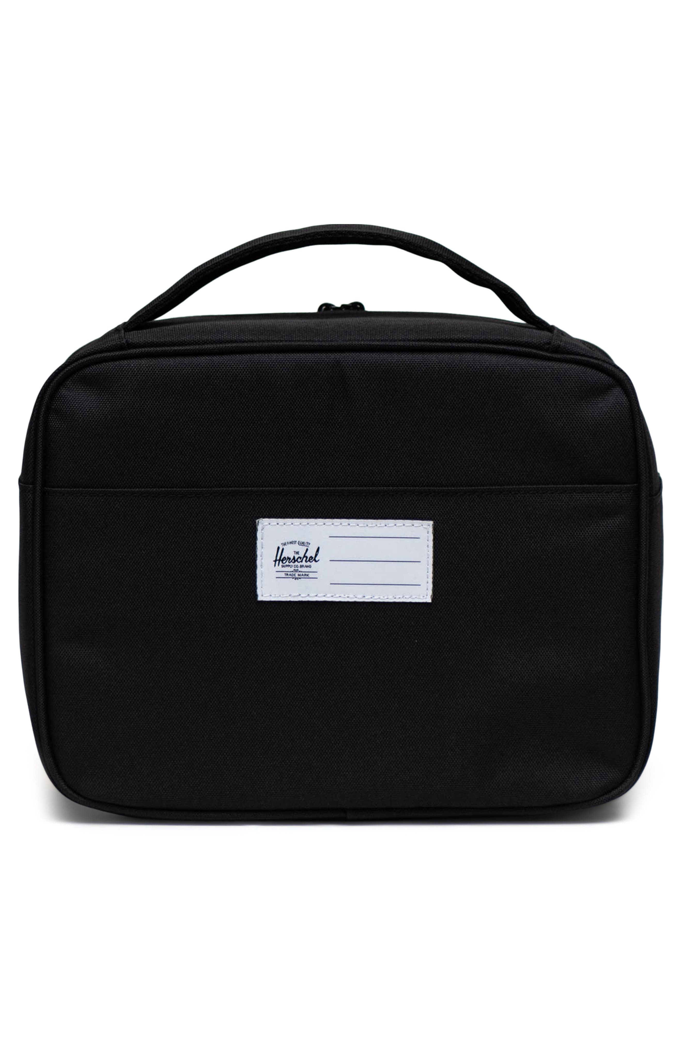 Herschel Supply Co. Kids' Pop Quiz Lunch Bag, Alternate, color, Black