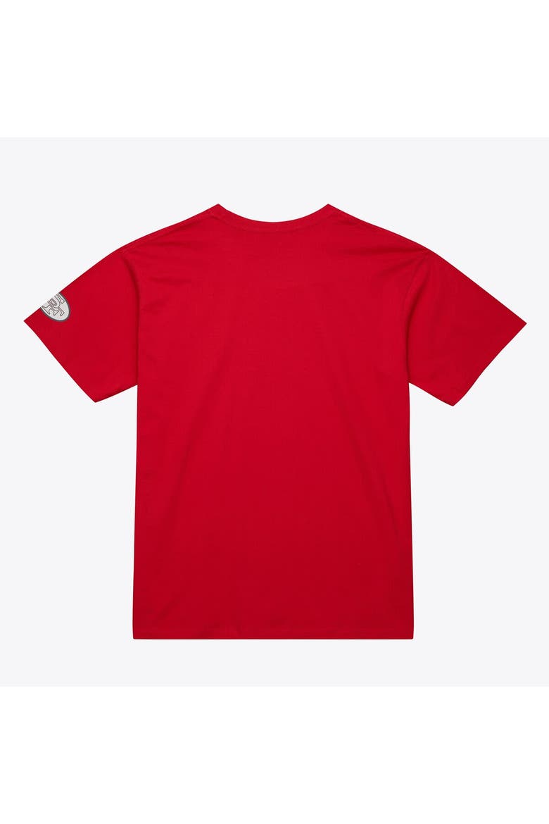Men's Mitchell & Ness Scarlet San Francisco 49ers Head Coach Classic T-Shirt, Alternate, color, Scarlet