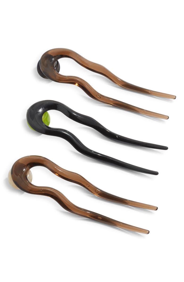 Chelsea28 Orb Stix 3-Pack Hair Pins, Alternate, color, Blue Multi