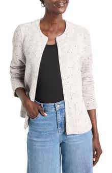 NIC+ZOE Woven & Knit Zip Jacket