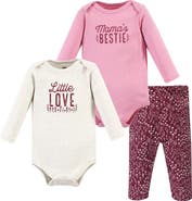 Hudson Baby Cotton Bodysuit and Pant Set