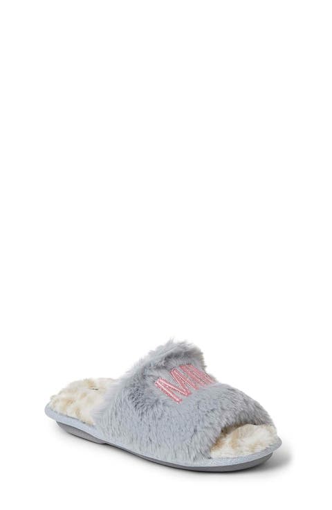 Kids' Faux Fur Slide Slipper (Toddler, Little Kid & Big Kid)