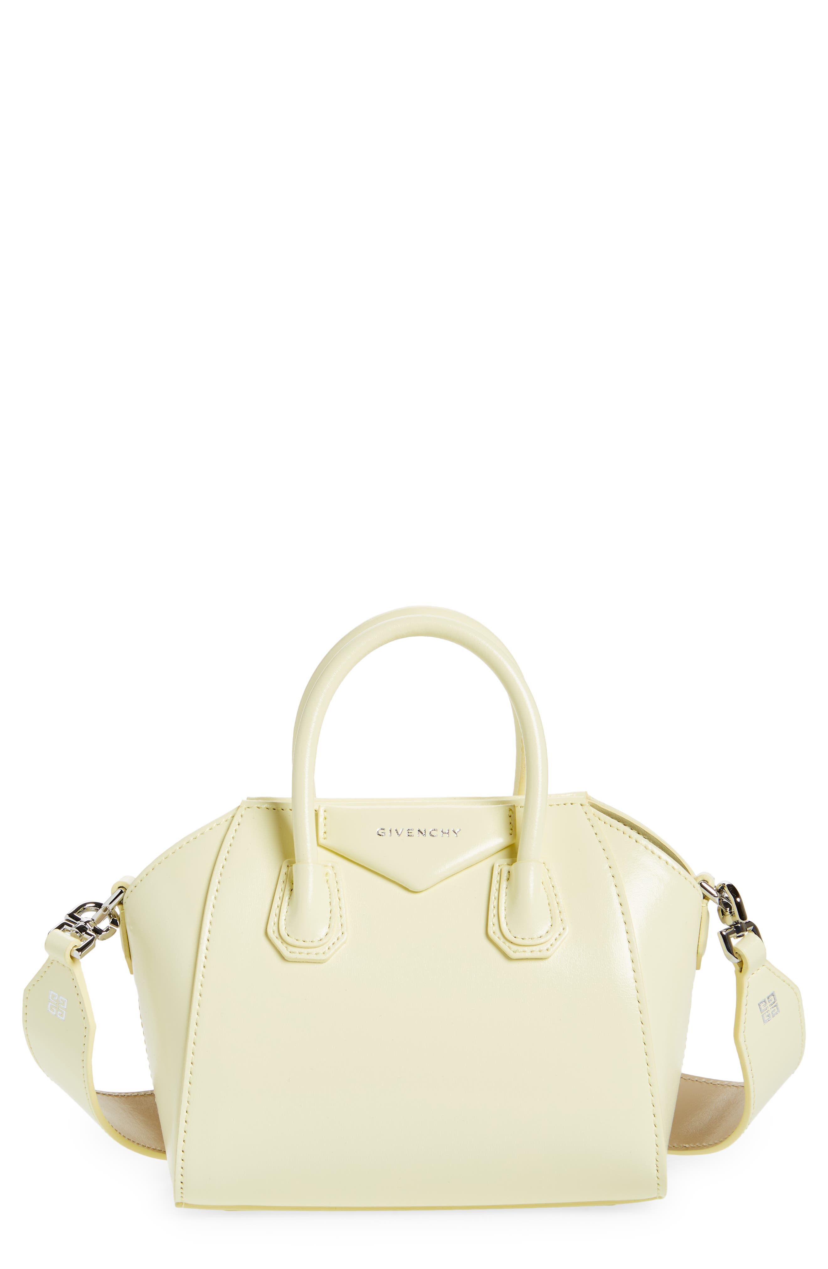 Givenchy Toy Antigona Leather Satchel, Main, color, 