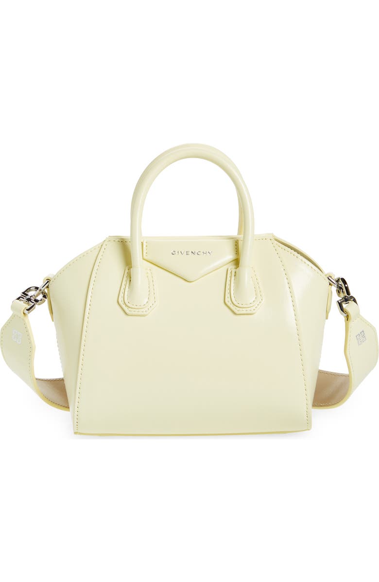 Givenchy Toy Antigona Leather Satchel, Main, color,