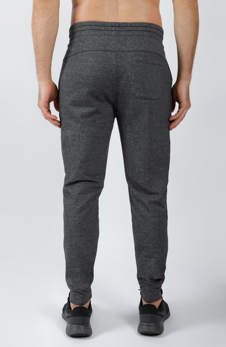 90 DEGREE BY REFLEX Heathered Drawstring Terry Joggers, Alternate, color, 