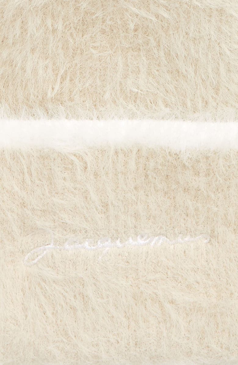 Jacquemus Le Bonnet Neve Faux Fur Beanie, Alternate, color,