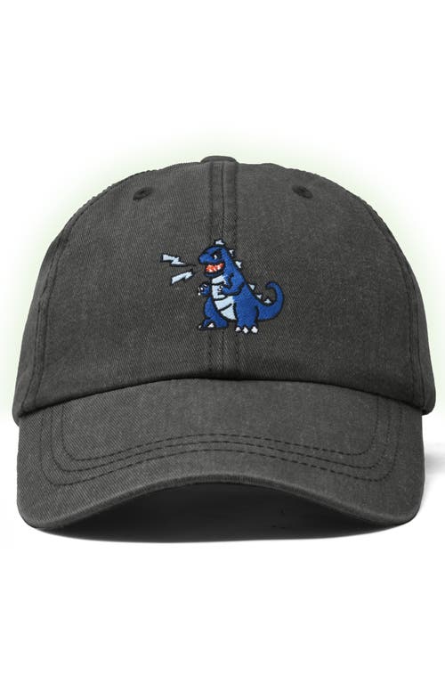Dalix Big Lizard Cap In Washed Gray