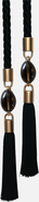Daniela Millan Jewelry Silk Tassel Belt with Quartz