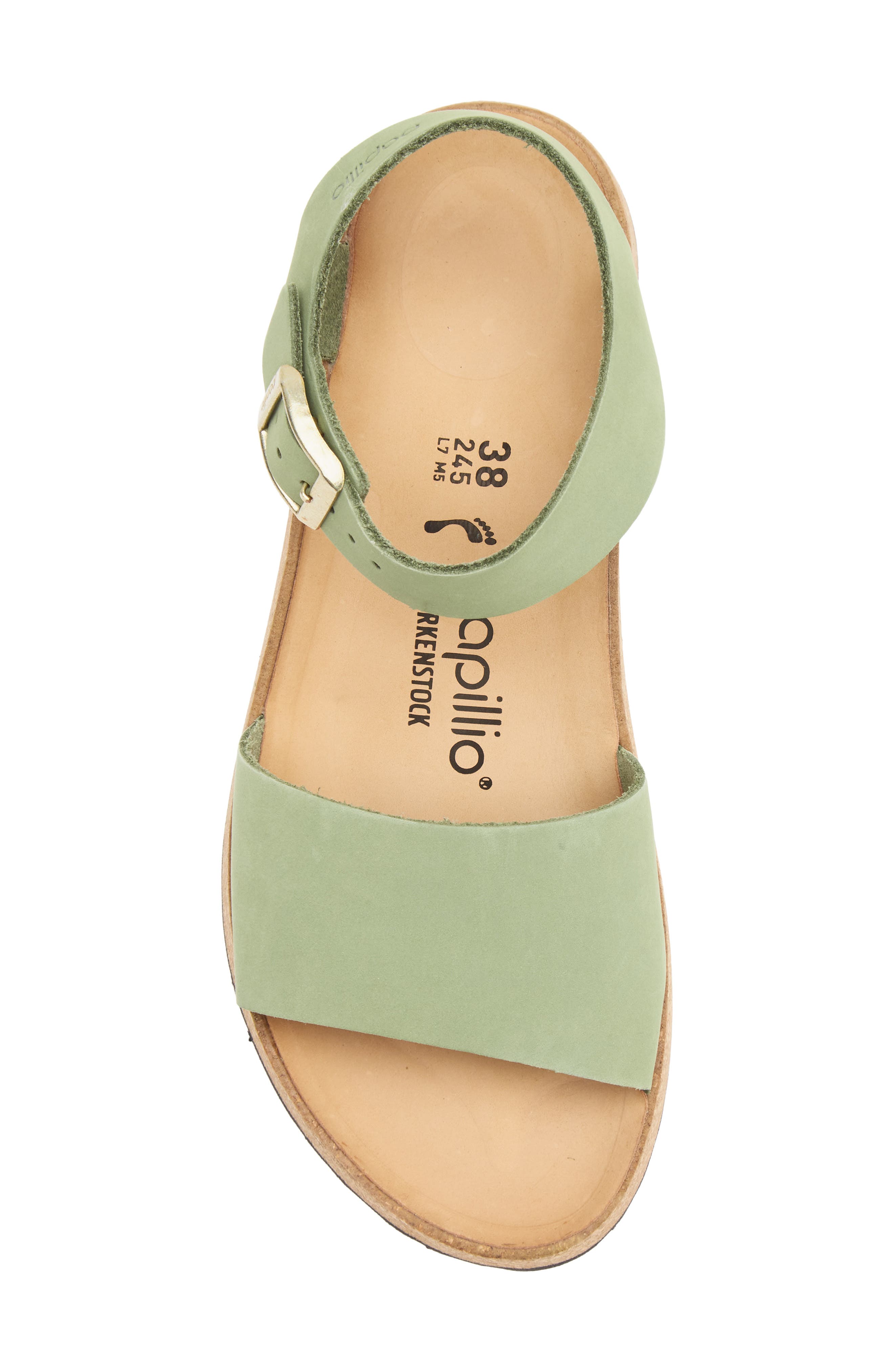 Glenda Wedge Sandal - Discontinued, Alternate, color, GREEN TEA