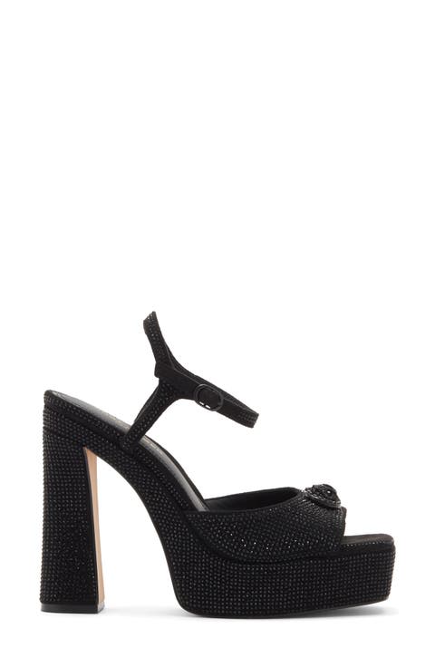 Chelsea Peep Toe Platform Sandal