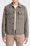 Bagatelle Houndstooth Cropped Trucker Jacket