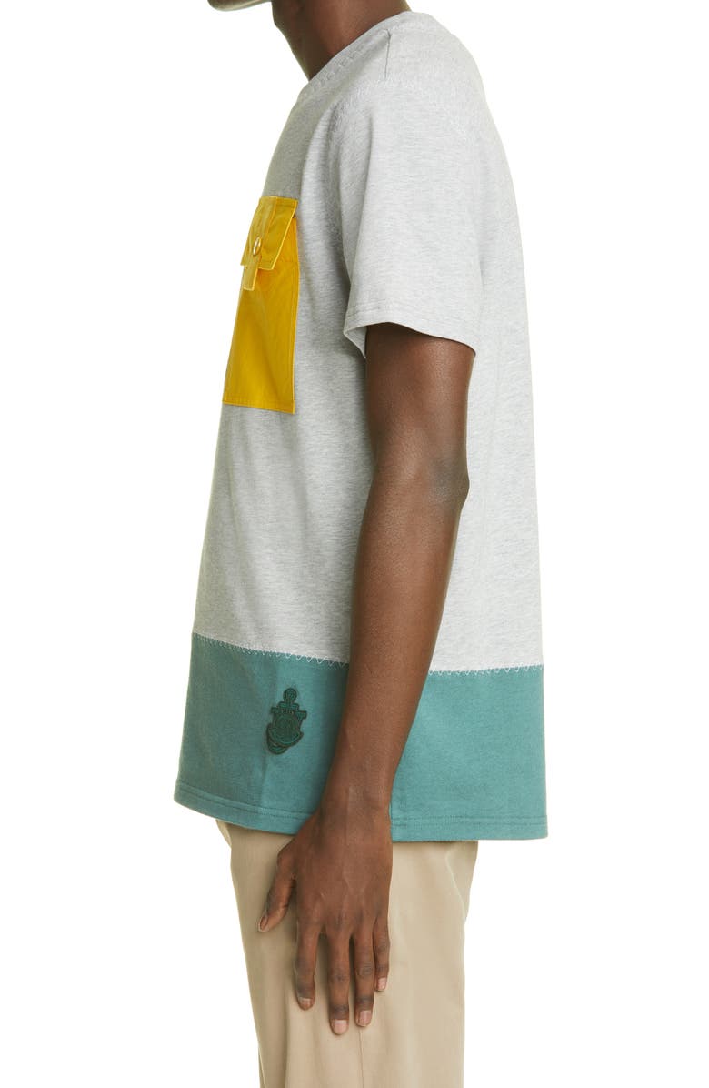 Moncler Genius 1 Moncler JW Anderson Colorblock Pocket T-Shirt, Alternate, color, 