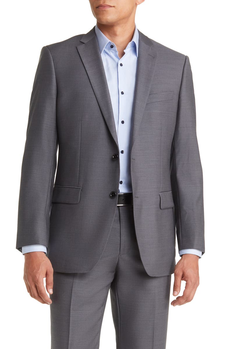 Indochino Haxby Solid Wool Suit, Alternate, color,