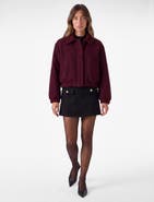Koton Tweed Bomber Jacket