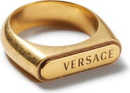 Versace Logo Tag Ring
