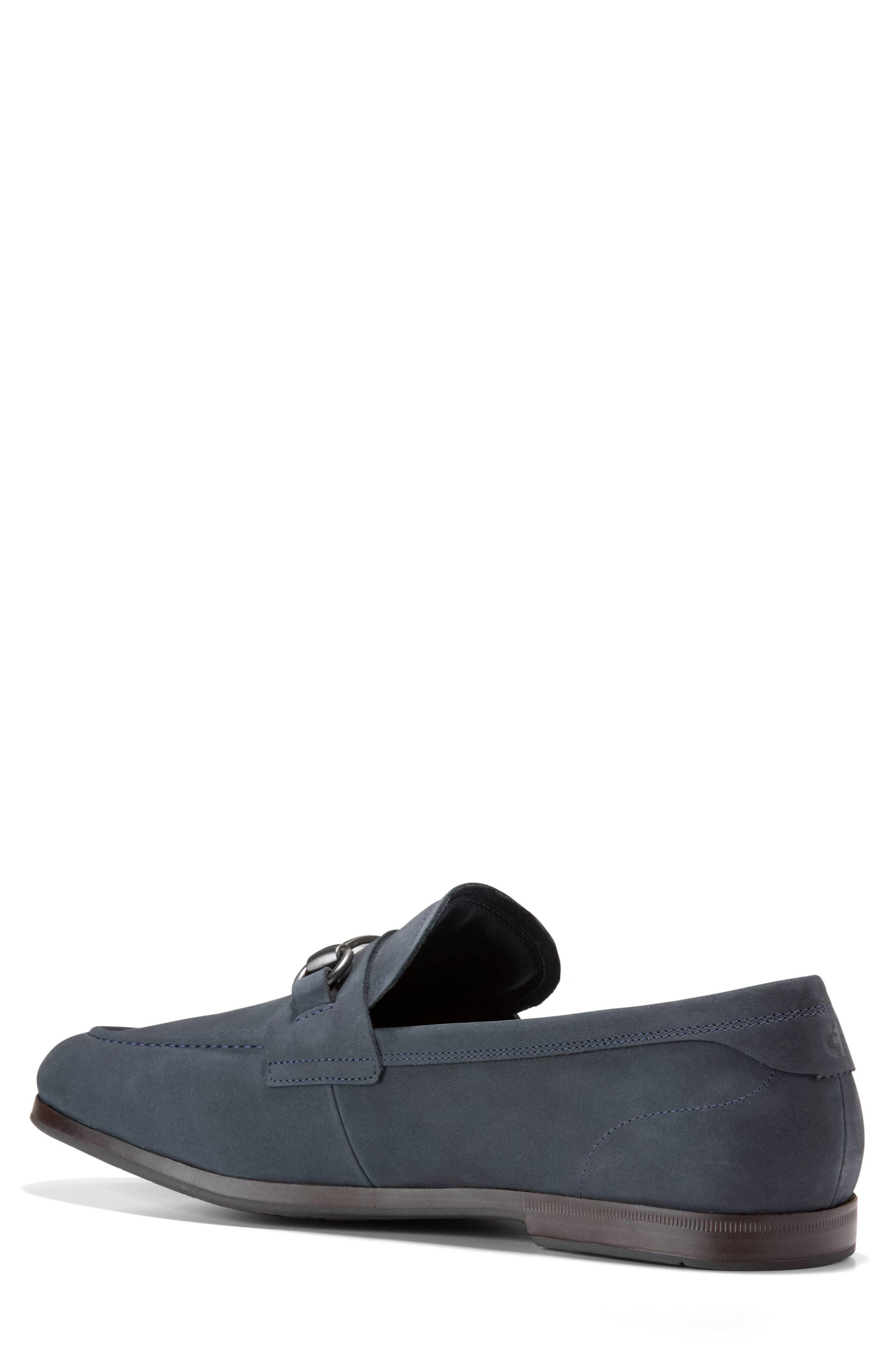Wyeth Grand Bit Loafer, Alternate, color, NAVY BLAZER NUBUCK/ NATURAL