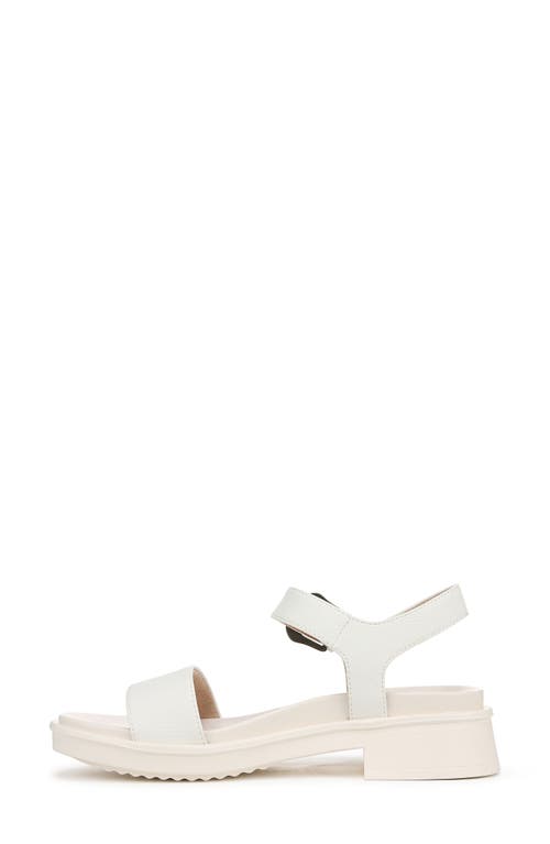 Shop Soul Naturalizer Emma Block Heel Sandal In White Faux Leather