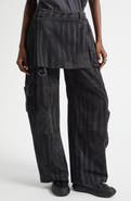 Collina Strada Lawn Plaid Skirt Overlay Cargo Pants