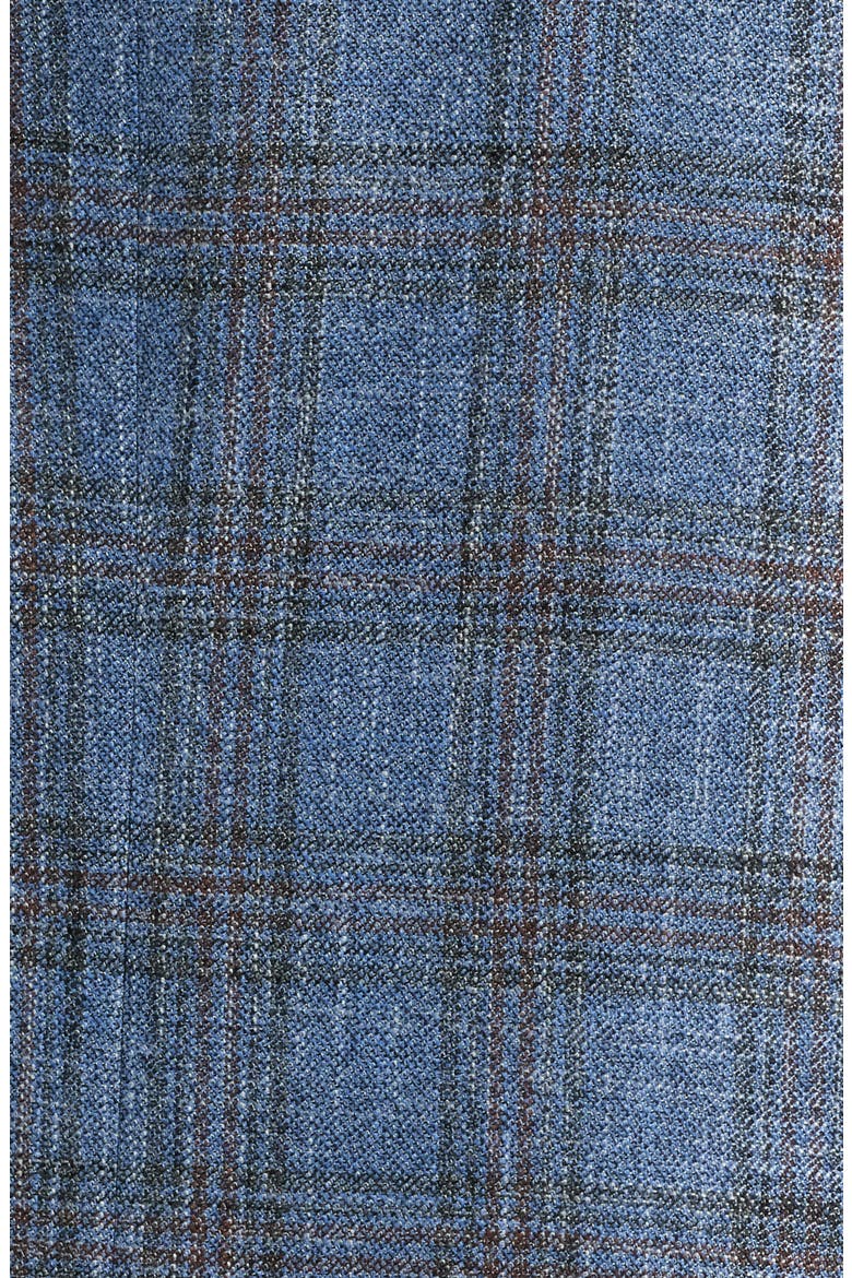 Midland Contemporary Fit Marled Plaid Wool Blend Sport Coat, Alternate, color, LIGHT BLUE