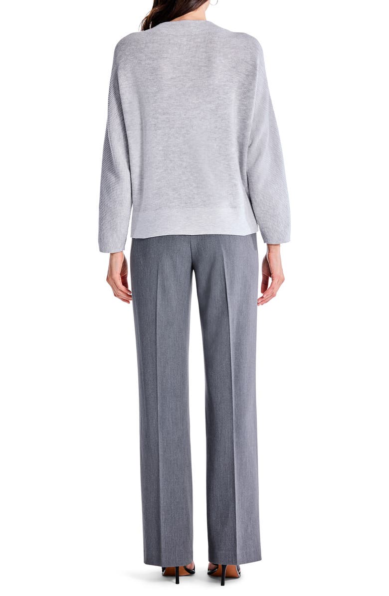 NIC+ZOE Shaker Stitch Funnel Neck Sweater, Alternate, color, 