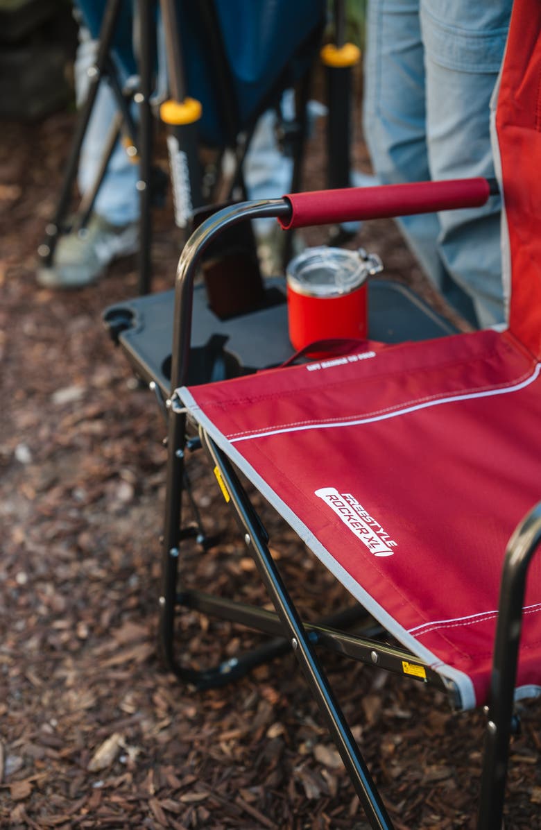 GCI Freestyle Rocker XL with Side Table, Alternate, color, Cinnamon