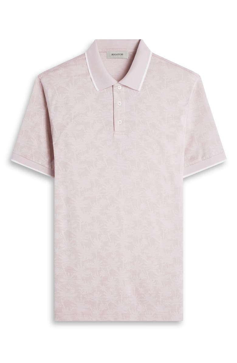 Bugatchi Tipped Piqué Cotton Blend Polo, Alternate, color, 