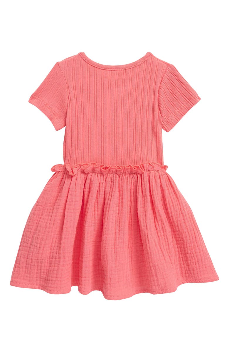 seed heritage Mixed Media Fit & Flare Dress, Alternate, color,