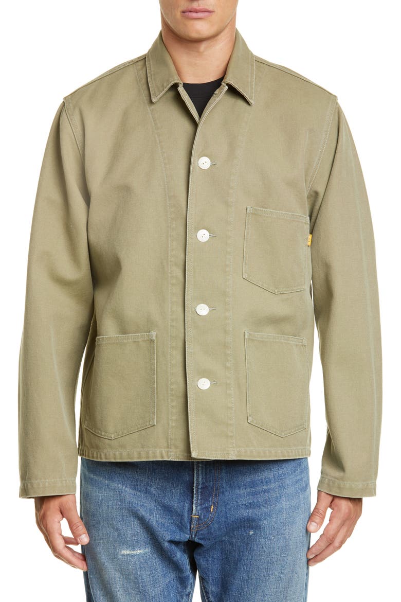 Canvas Chore Coat (Nordstrom Exclusive), Alternate, color, OLIVE