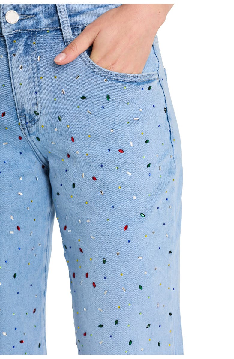 The Noli Shop Ren Cropped Cuff Jean, Alternate, color, Confetti
