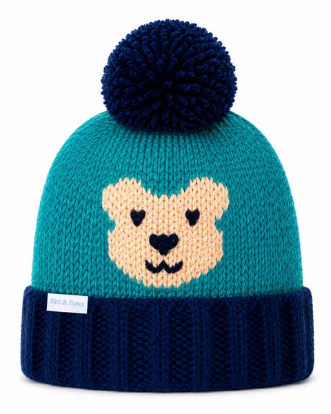 Teddy Bear Bobble Hat (baby)