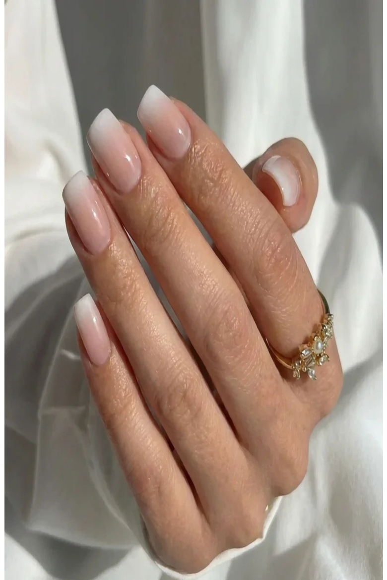 Vanilla Cream Square Press-On Nails, Alternate, color, Vanilla Cream