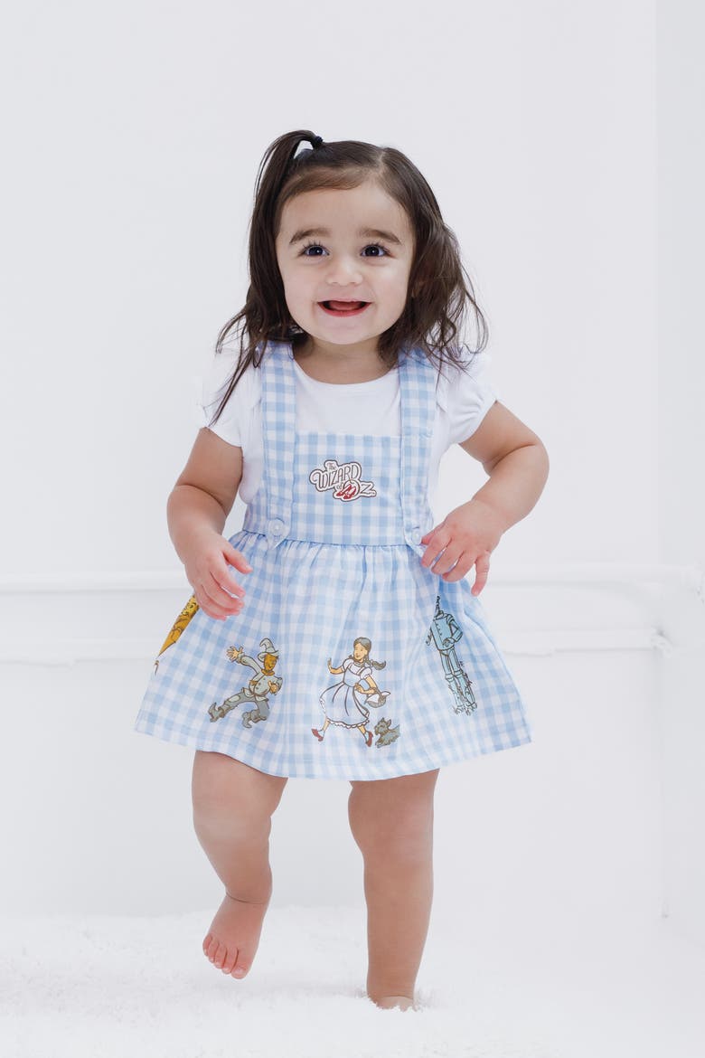 Jumper Dress and Top Set, Alternate, color, Dorothy Blue Bodysuit