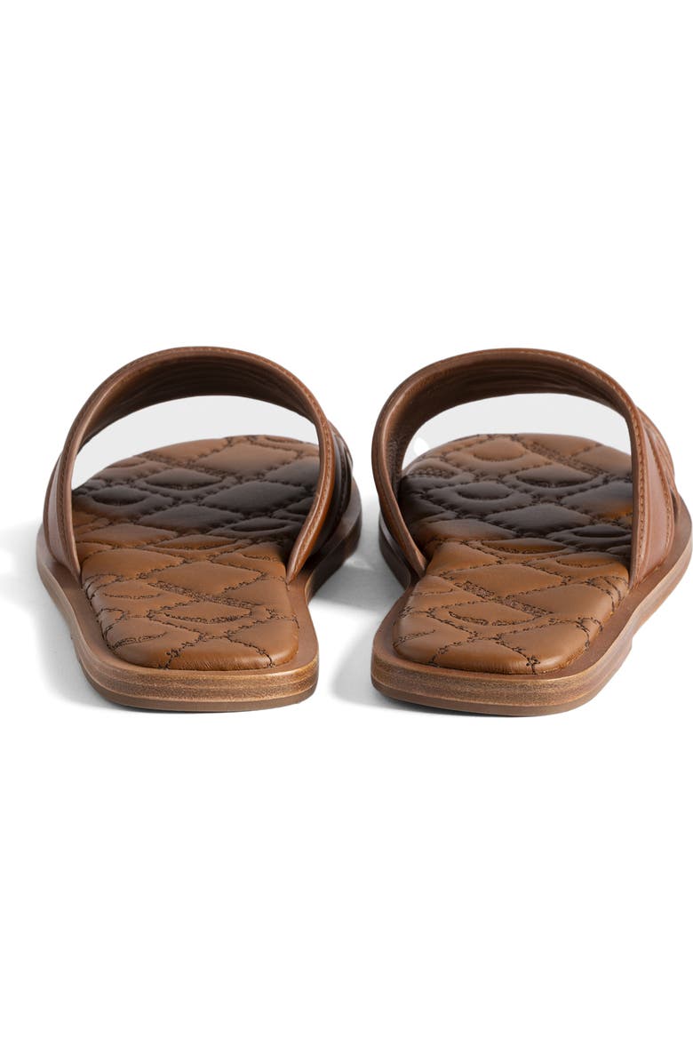 Zadig & Voltaire Beach Monogram Slide Sandal, Alternate, color,