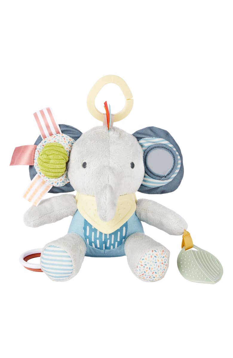 Skip Hop Activity Elephant Toy, Main, color, Grey