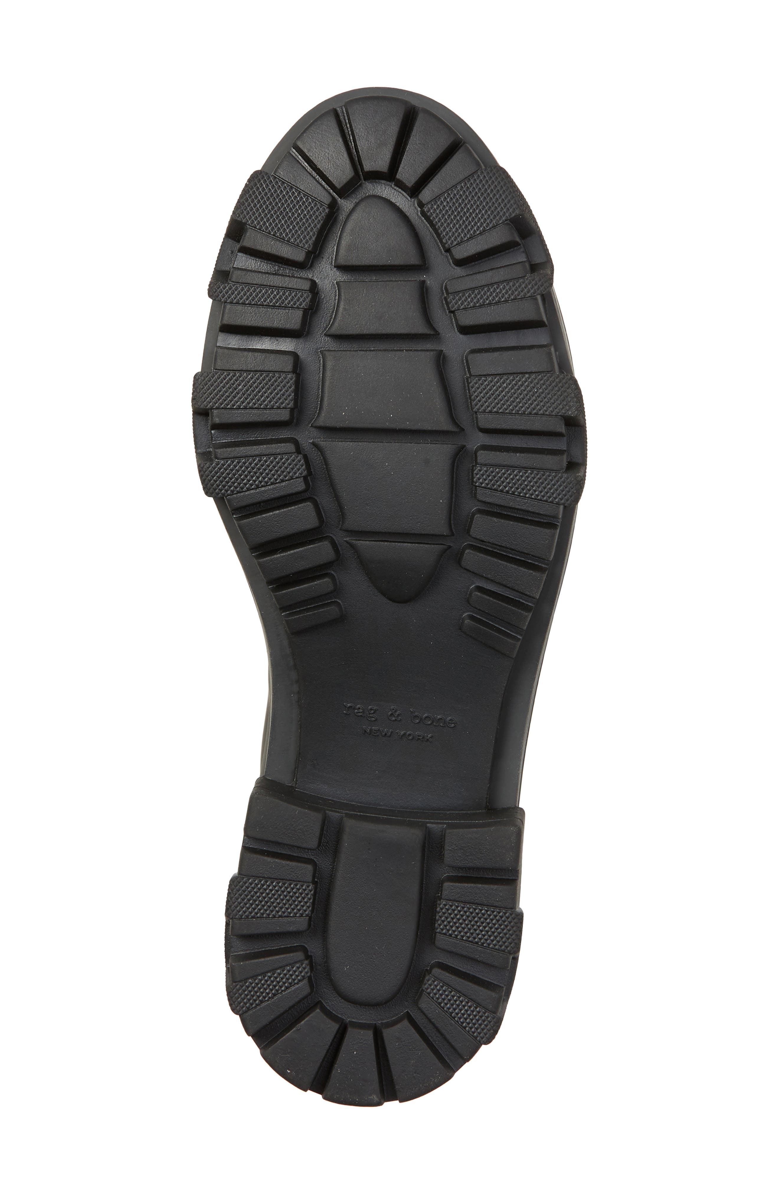 Shiloh Water Resistant Lug Sole Bootie, Alternate, color, BLACK
