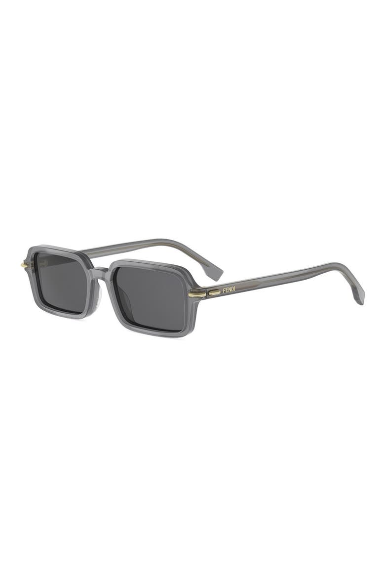 Selleria Rectangular Sunglasses, Alternate, color, GREY/ OTHER / SMOKE