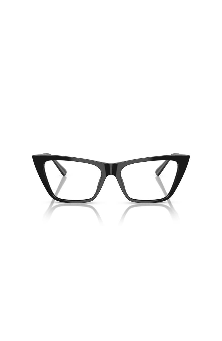 Jimmy Choo 52mm Cat Eye optical glasses, Alternate, color, Black