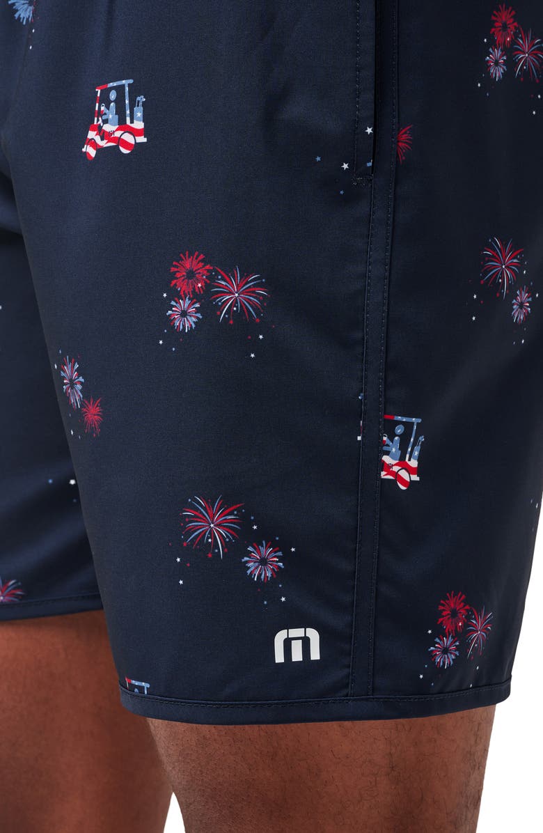 TravisMathew Poolside Patriot Swim Trunks, Alternate, color,