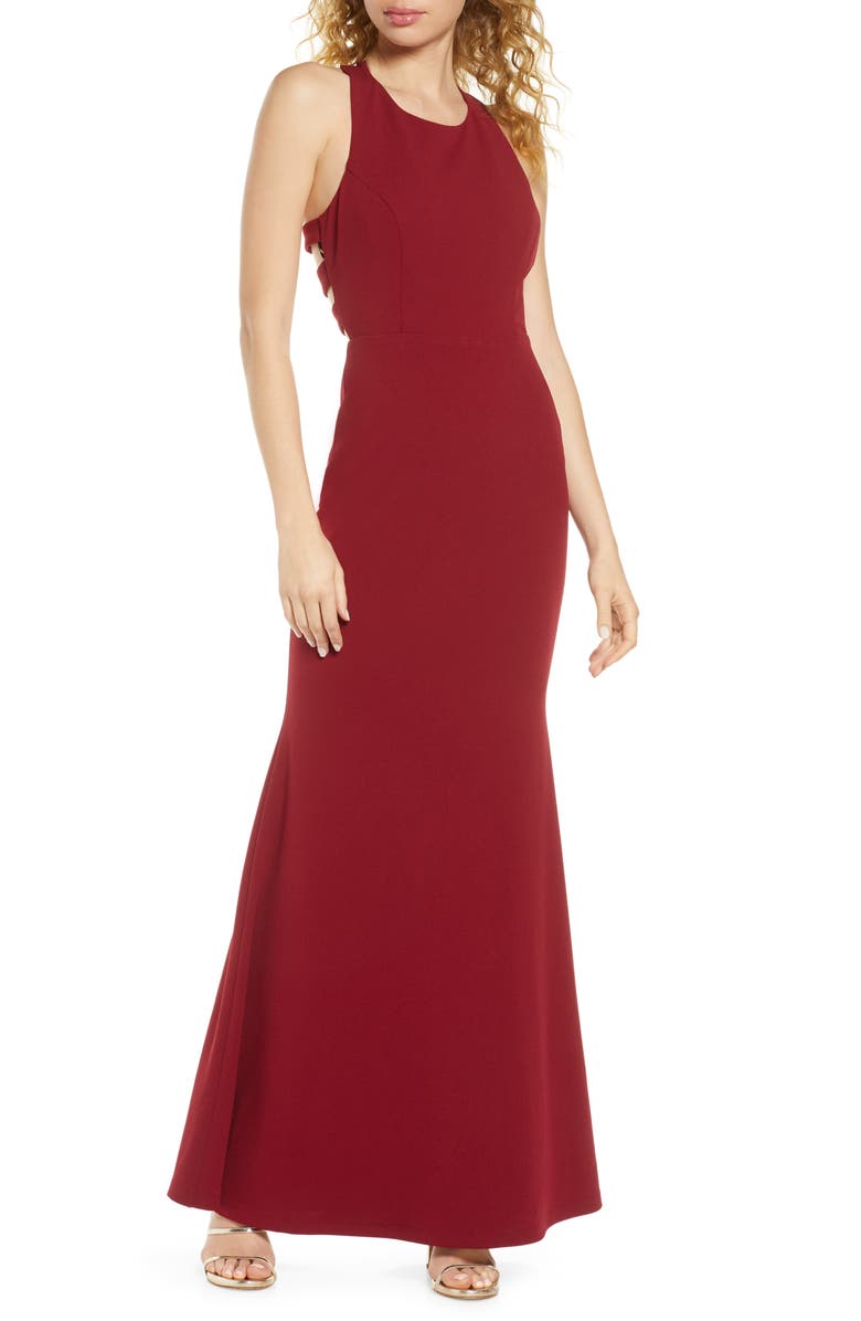 Lulus Power of Wow Trumpet Gown, Main, color, 