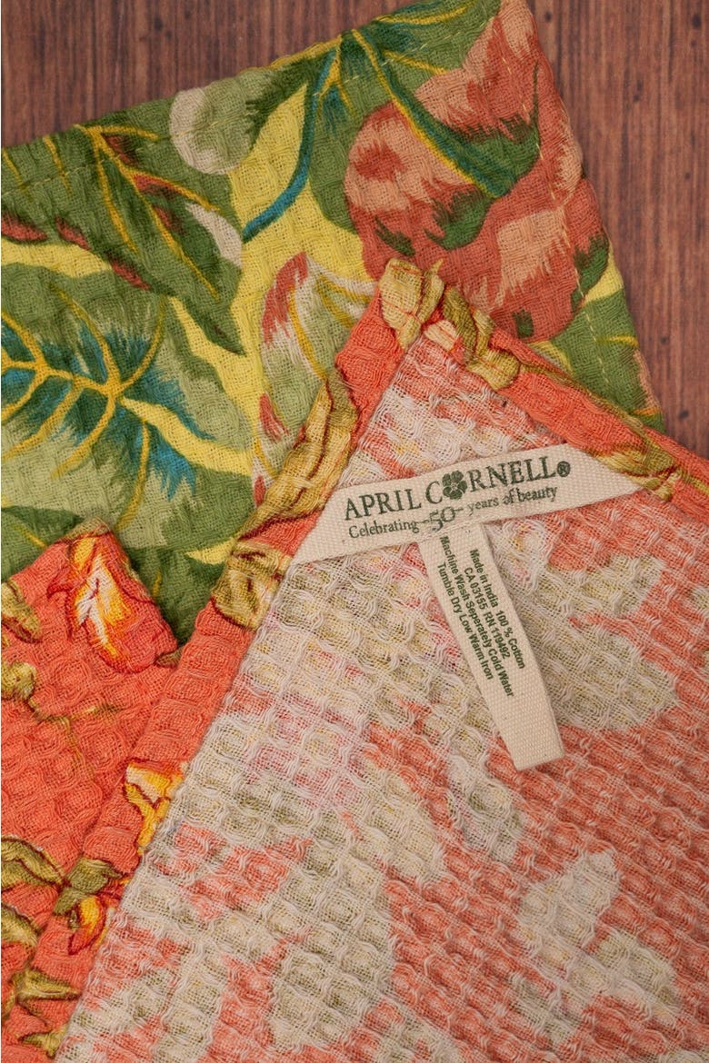 Greenhouse Patchwork Tiny Tea Towel Bundle, Set of 6, Alternate, color, Green