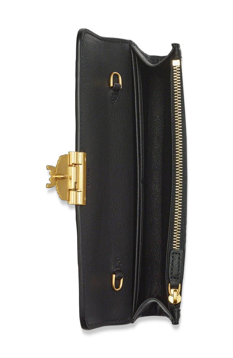 MCM Tracy Chain Wallet in Embossed Monogram Leather, Alternate, color, 