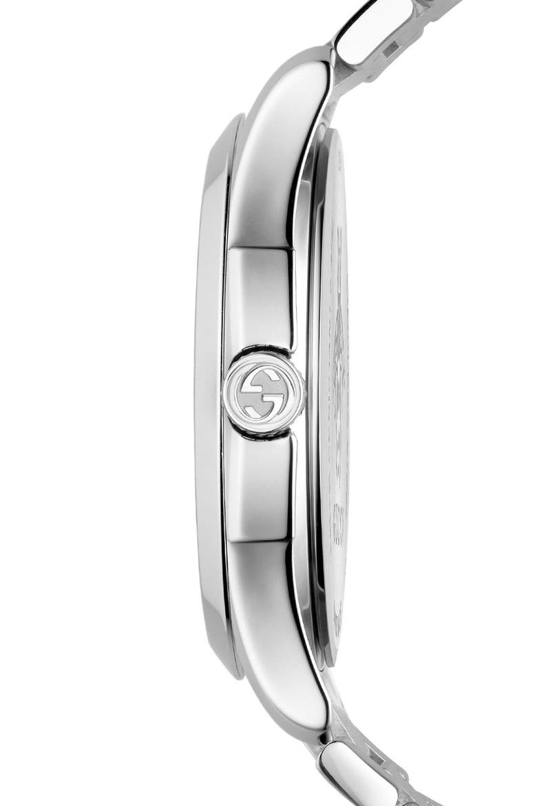 G-Timeless Bracelet Watch, 38mm, Alternate, color, SILVER