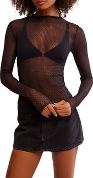 Free People Minding My Business Sheer Top