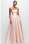 Sleeveless Satin Gown