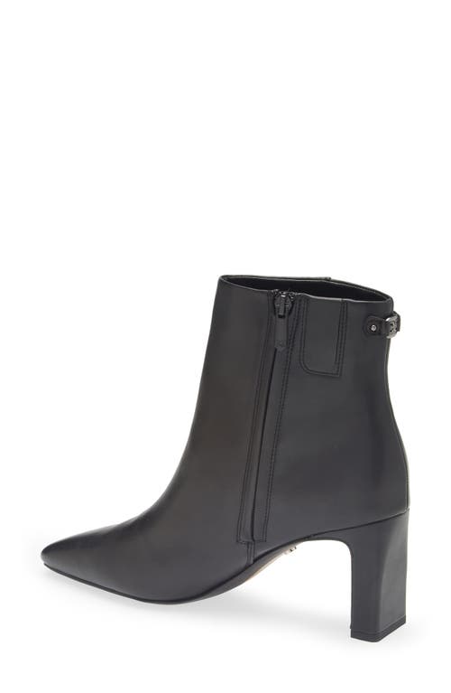 Sam Edelman Saige Womens Faux Suede Block Heel Mid-calf Boots In Black