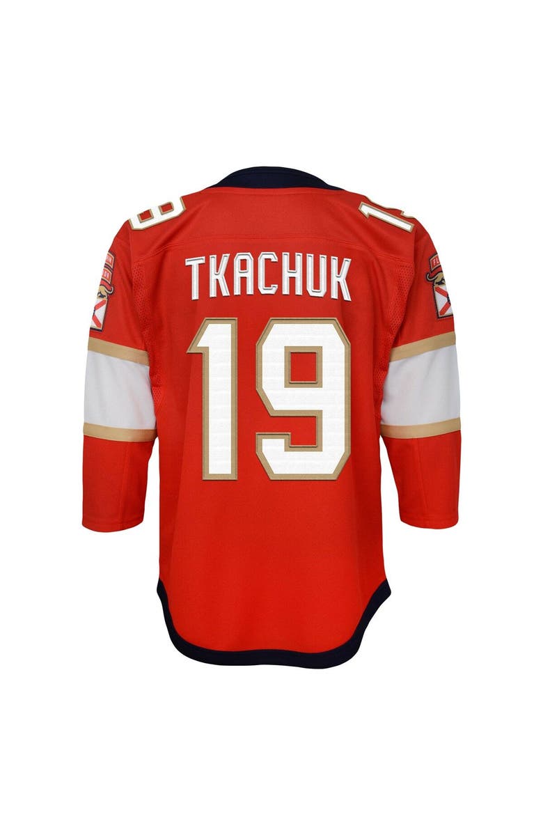 Outerstuff Youth Matthew Tkachuk Red Florida Panthers Home Premier Player Jersey, Alternate, color, 
