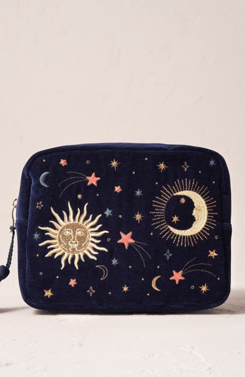Celestial Velvet Wash Bag