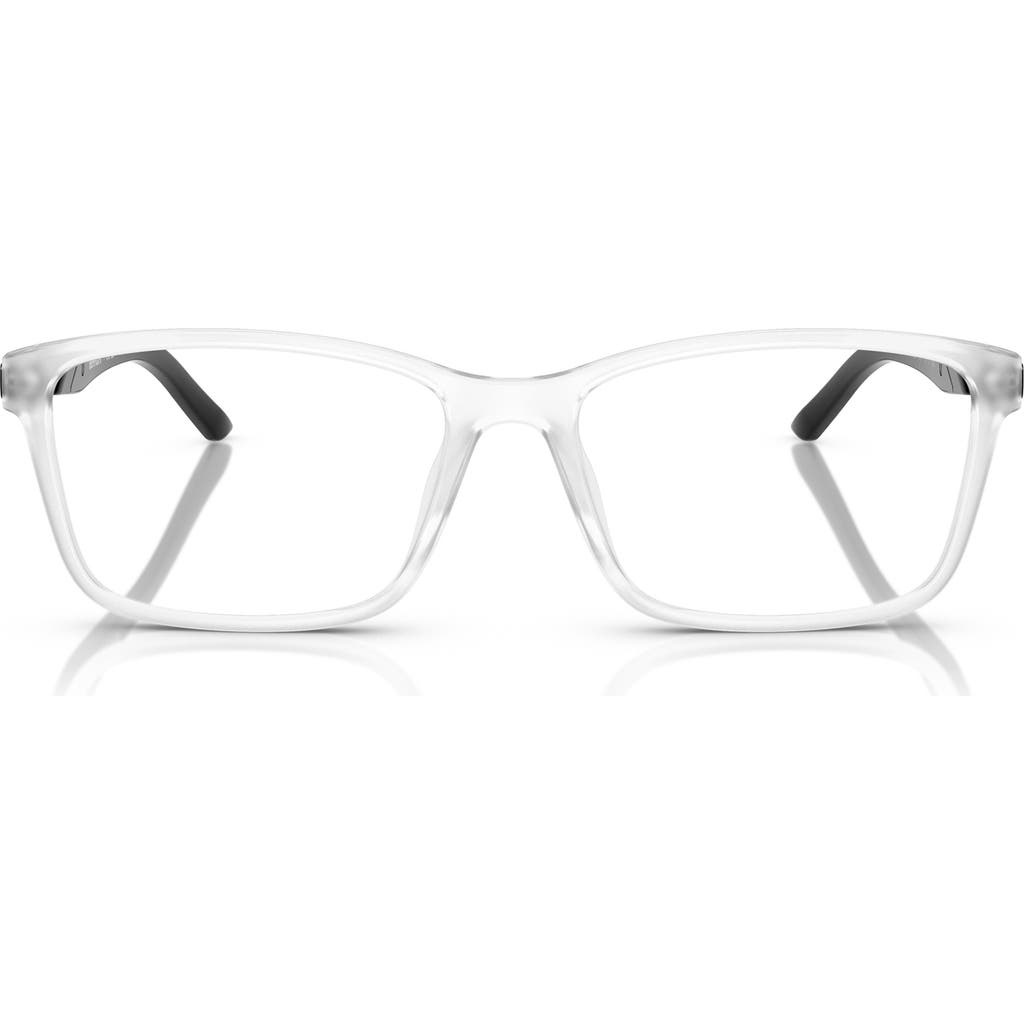 Scuderia Ferrari 57mm Pillow Optical Glasses In Matte Crystal