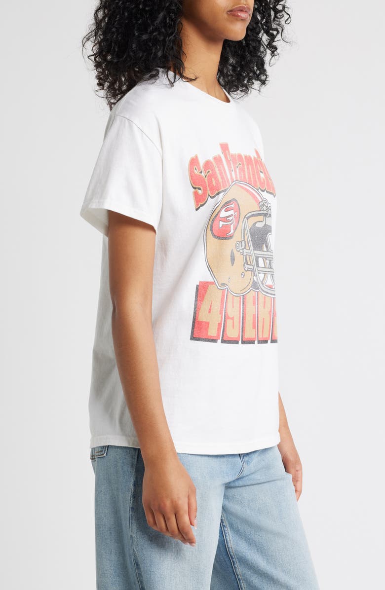 Junk Food San Francisco 49ers Helmet Cotton Graphic T-Shirt, Alternate, color, 