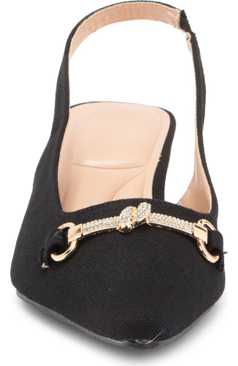 WILD DIVA LOUNGE Aura Bit Slingback Kitten Heel Pump, Alternate, color,